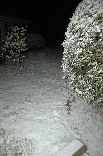 Snow in April!